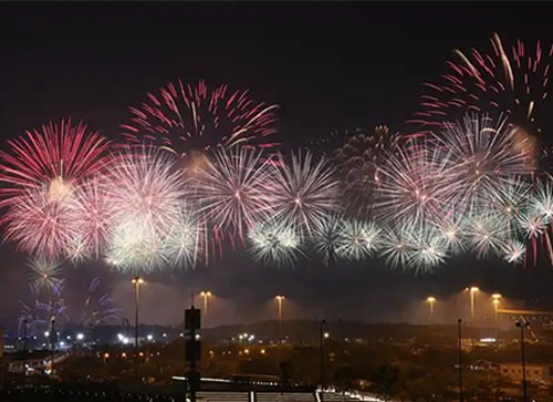 献县焰火晚会